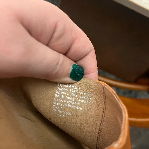 Madewell The Evelyn Slide Tan Heeled Clogs Slip On Open Toe Leather - Picture 4 of 4